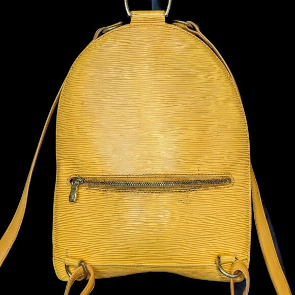 🔥BLOWOUT🔥 LOUIS VUITTON Epi Leather Yellow Mini Backpack - Picture 4 of 16